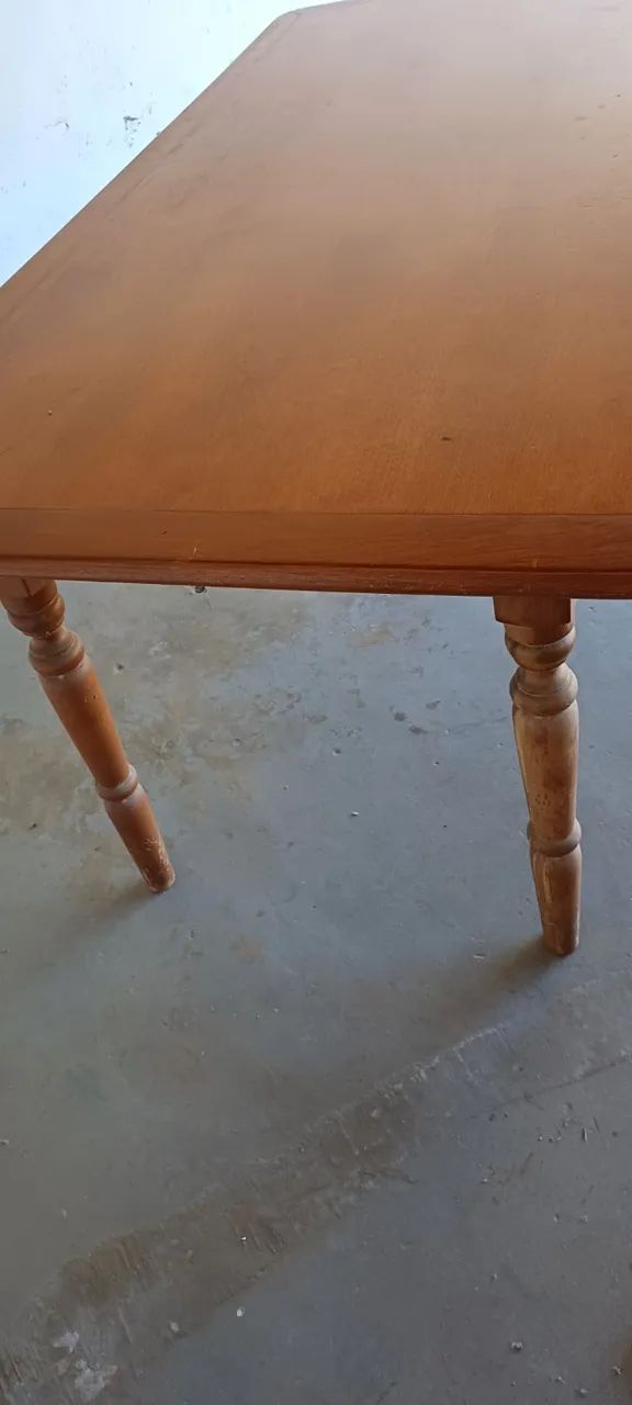 Mesa retangular de madeira - Foto 4