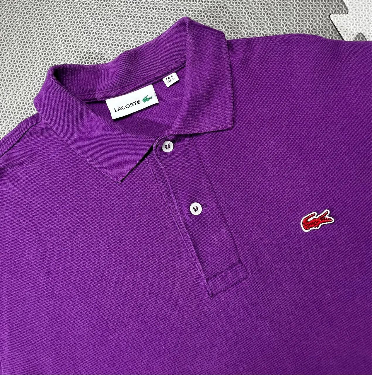 POLO LACOSTE SLIM FIT PURPLE - Foto 4
