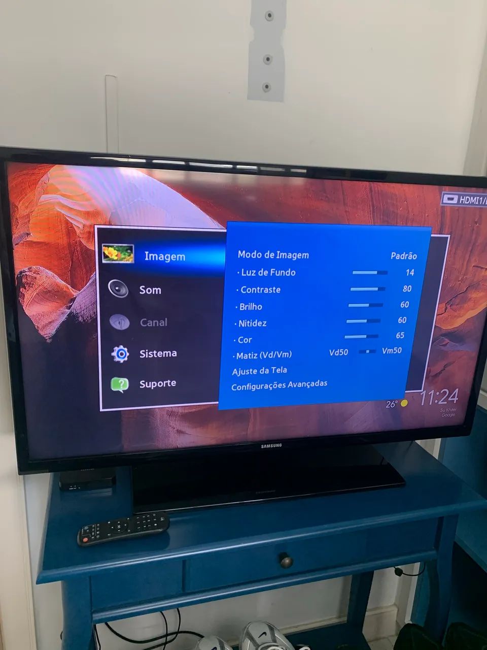 TV Samsung 39" LED Full HD (Modelo UN39EH5003G) - Excelente Estado - Foto 2