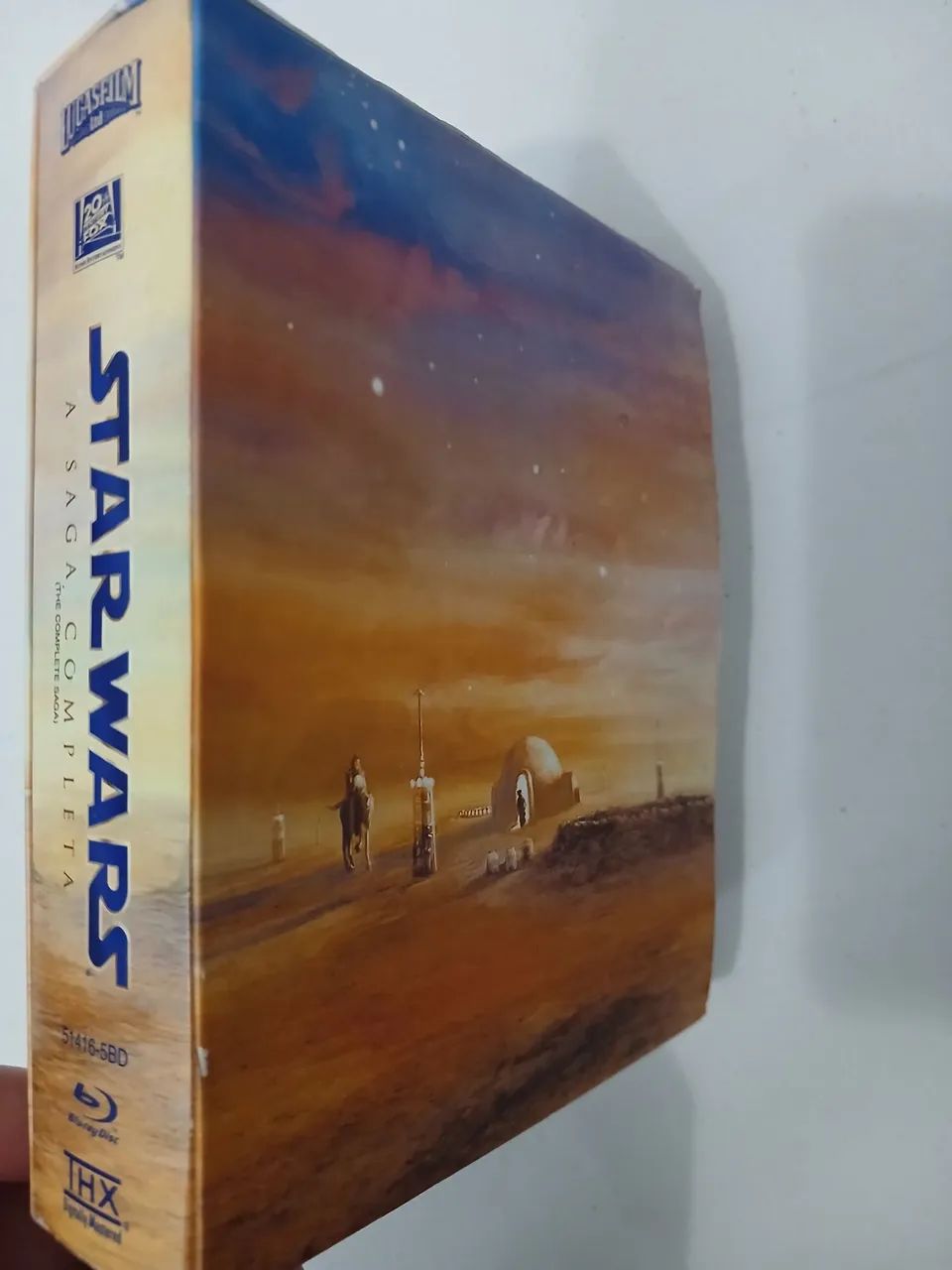Box blu-ray "star wars" a saga completa( 9 discos) usado  - Foto 2