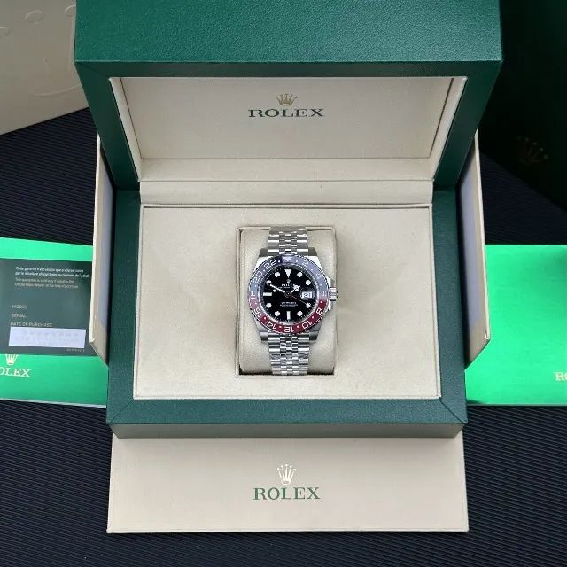  Relógio Rolex GMT Master II 126710BLRO Jubilee, ?Pepsi?RedBlue 40 Milímetros  - Foto 5