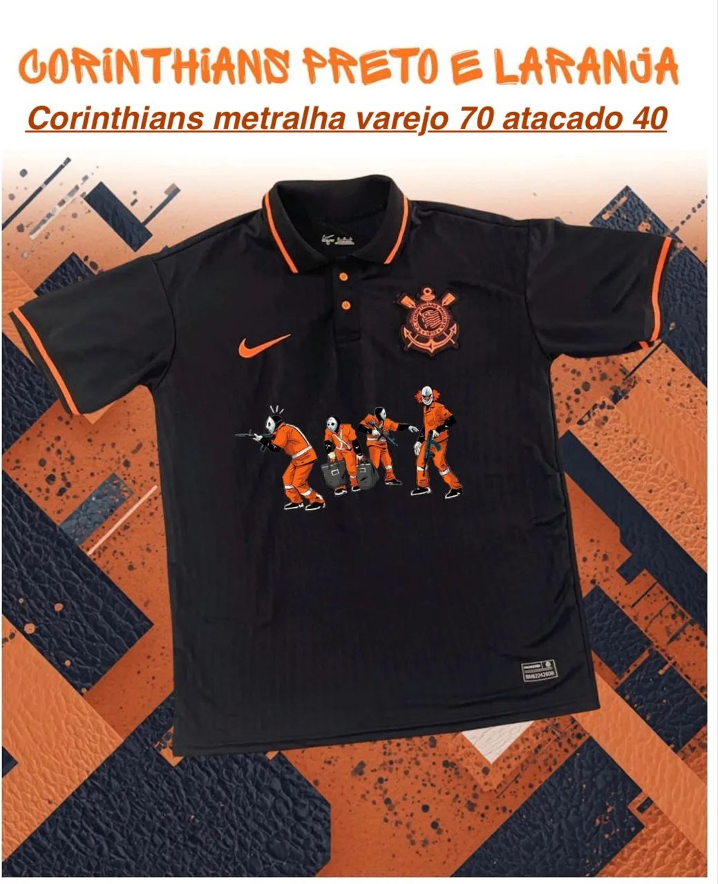 Camisa Corinthians Metralha - Foto 3