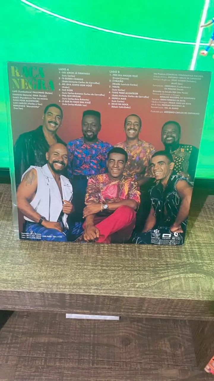Raça Negra em Disco de Vinil - LP Clássico do Samba/Pagode - Foto 2
