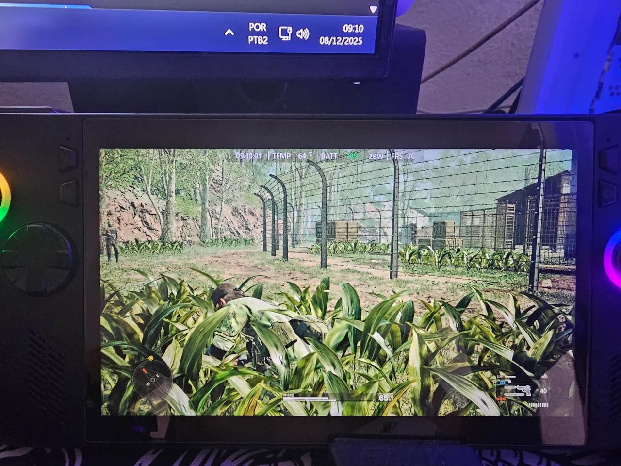 Rog ally x 1 tb com garantia até abril 2026 - Foto 2