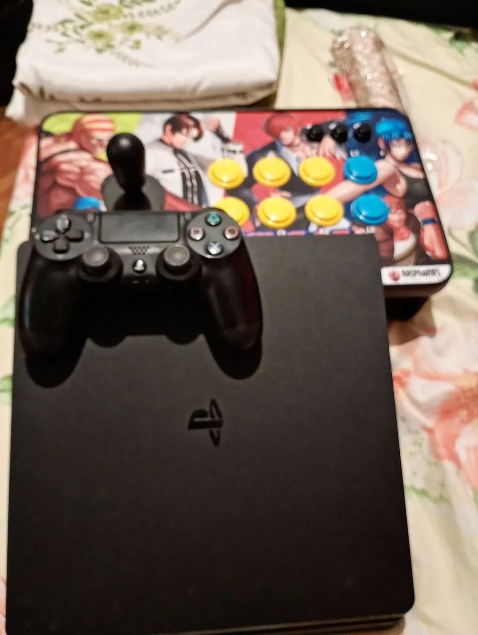 Ps4 + controle arcade ps4  - Foto 3