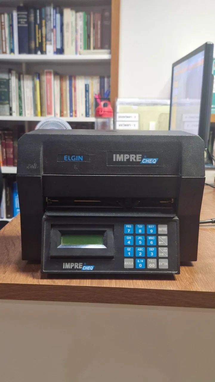 Impressora de Cheque Elgin Impre-Cheq Bivolt - Preta - Foto 3