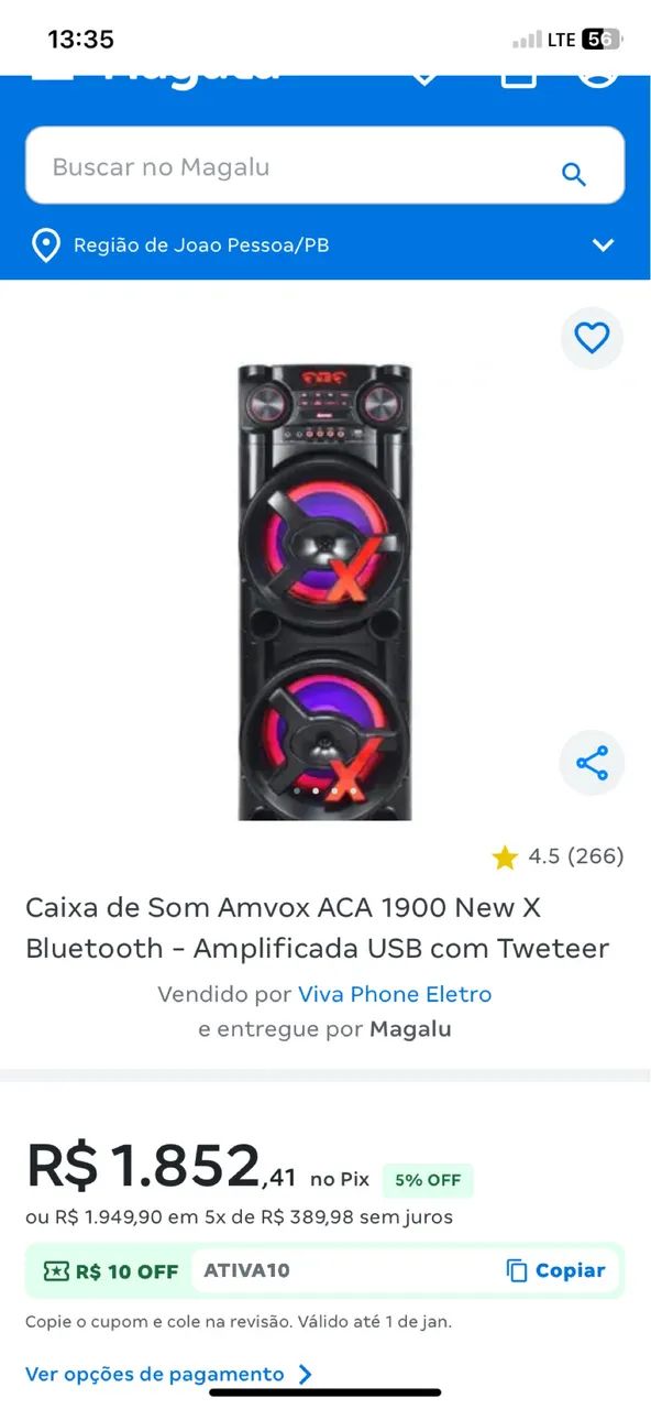 Caixa de som 