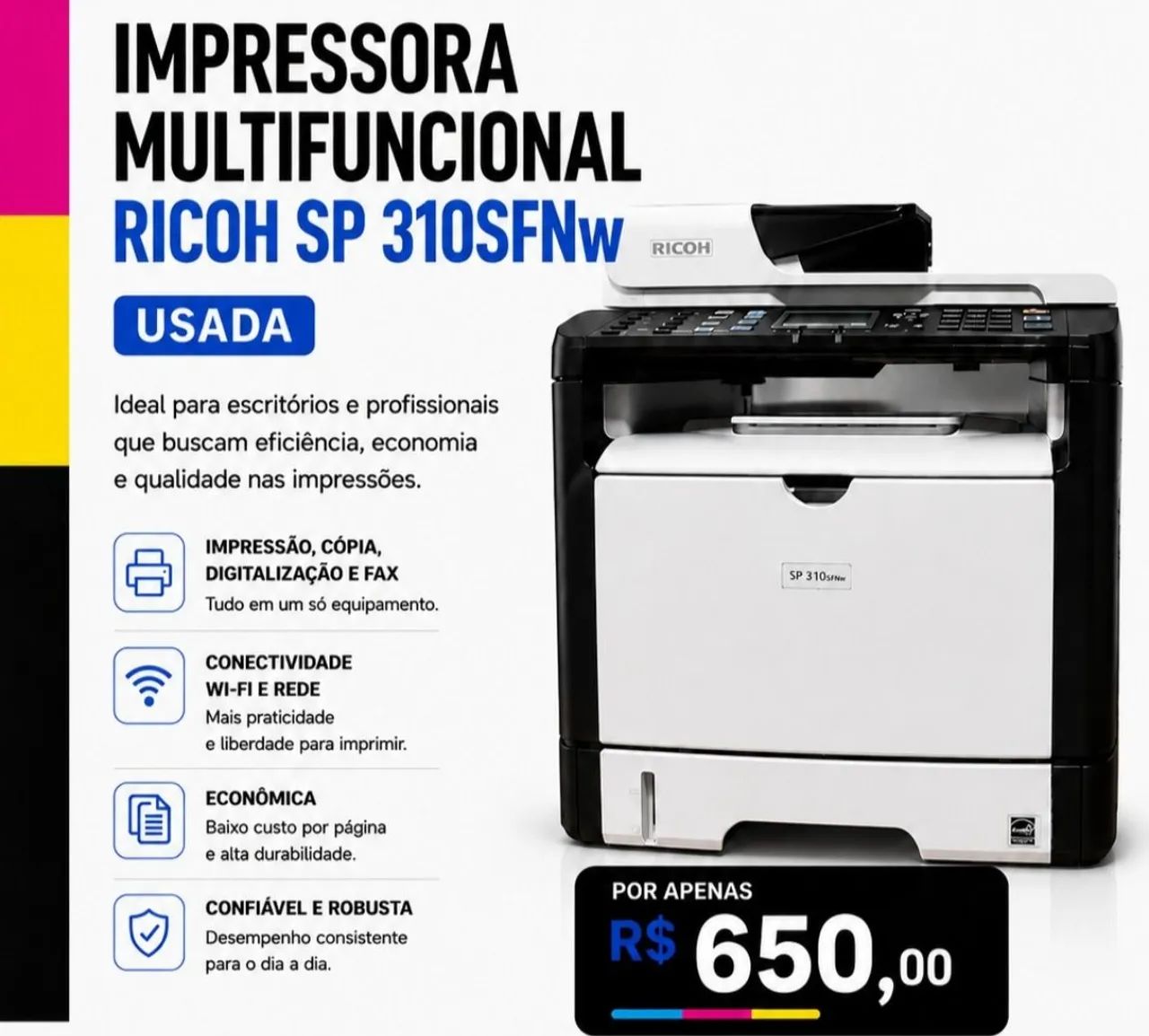 Impressora Ricoh SP 310SFNw