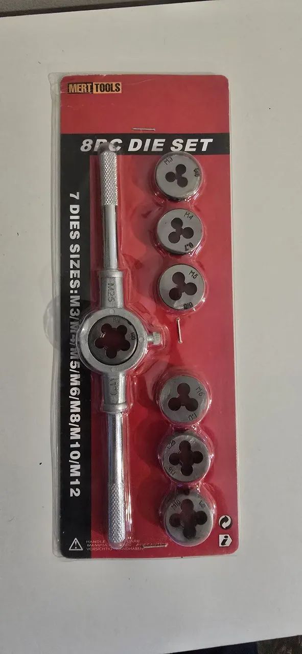 Kit abre rosca Macho de 3 a 12mm