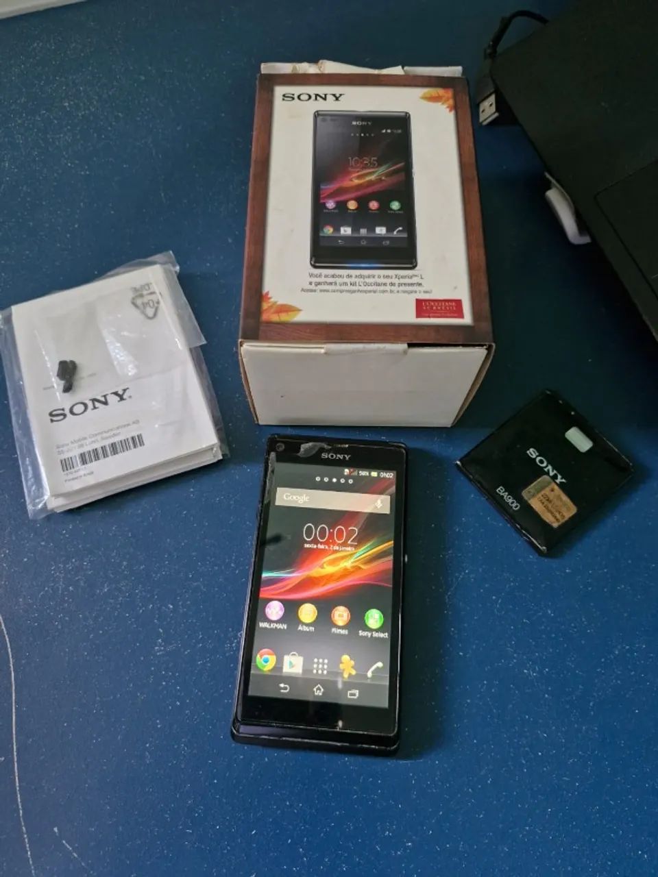CELULAR SONY XPERIA L FUNCIONANDO - BOM PARA REPOSIÇÃO DE PEÇAS