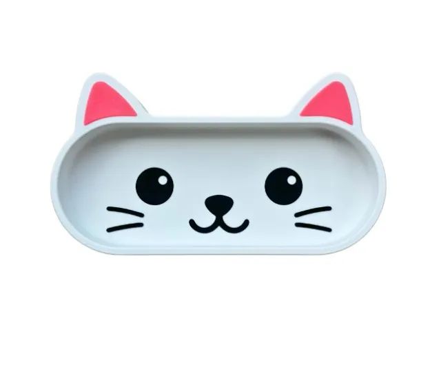 Bandeja Porta-Óculos Decorativa Gato para Mesa, Criado-Mudo ou Prateleira - Foto 3