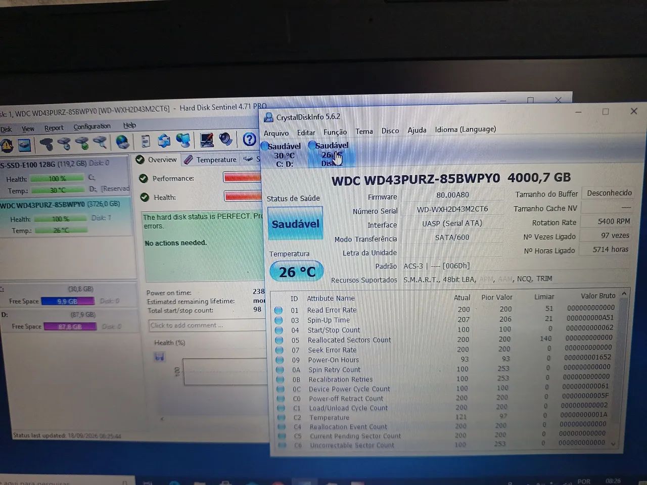 Hd wd Purple 4tb cftv dvr nvr cpu  - Foto 3