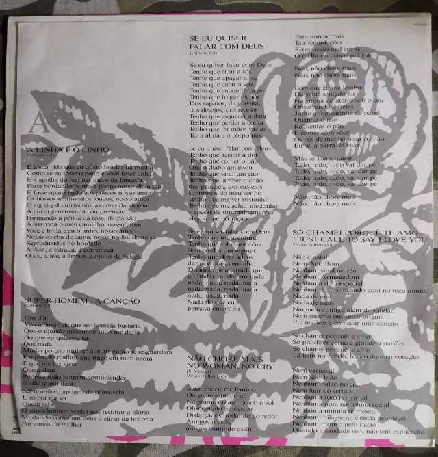 Vinil LP Gilberto Gil - A Gente Precisa Ver O Luar (Coletânea 1989) MPB / Soul - Foto 4
