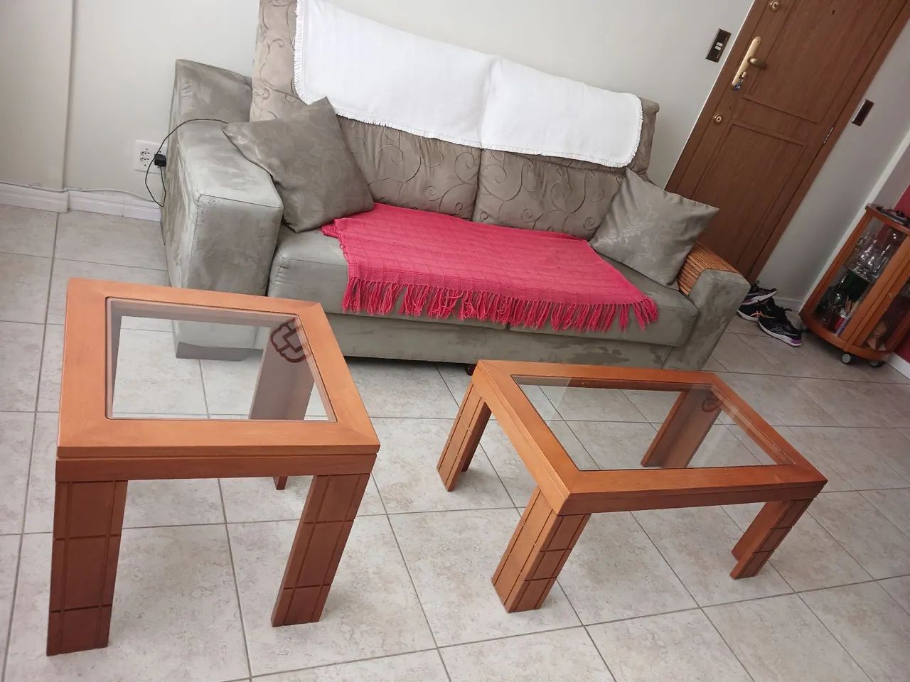 Conjunto de mesa de centro e canto para sala - Foto 5