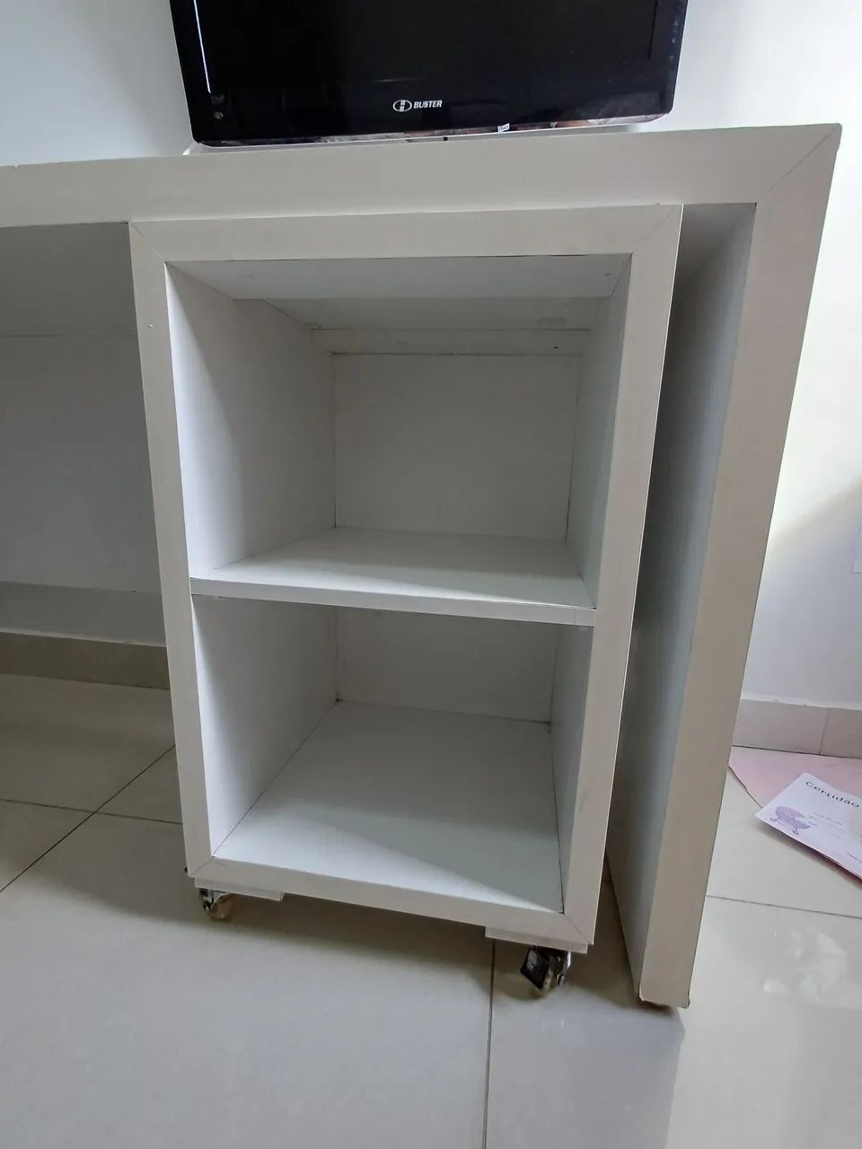 Escrivaninha/bancada com nicho auxiliar  - Foto 4