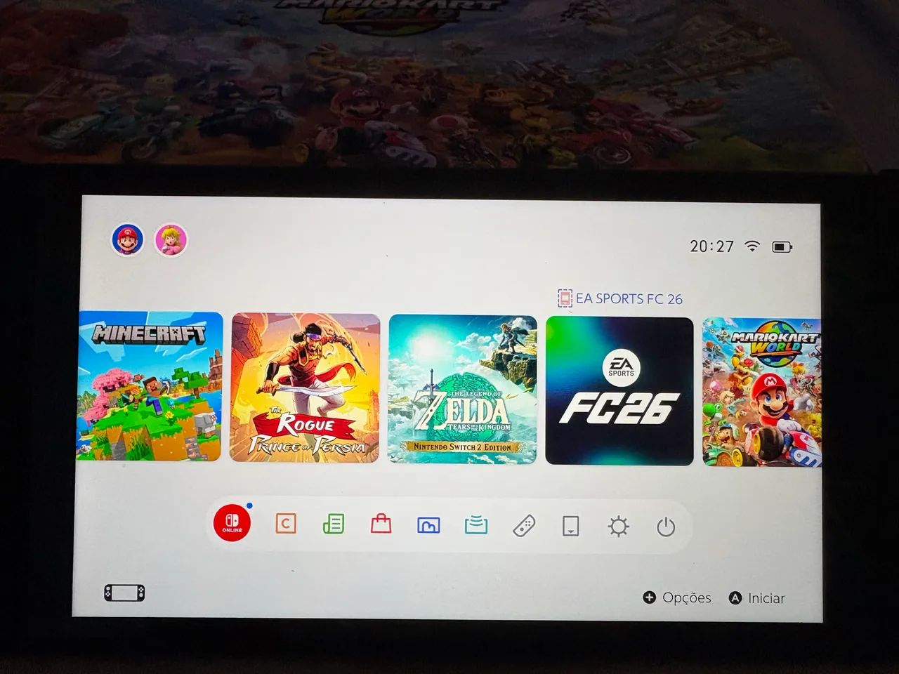 Nintendo Switch 2 + 5 Jogos  - Foto 2