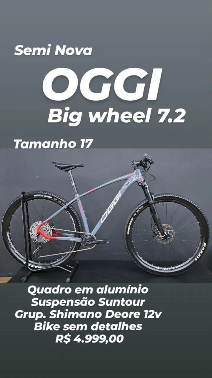 OGGI BIG WHEEL 7.2 TAMANHO 17 - Ciclismo - Jardim Santa Helena