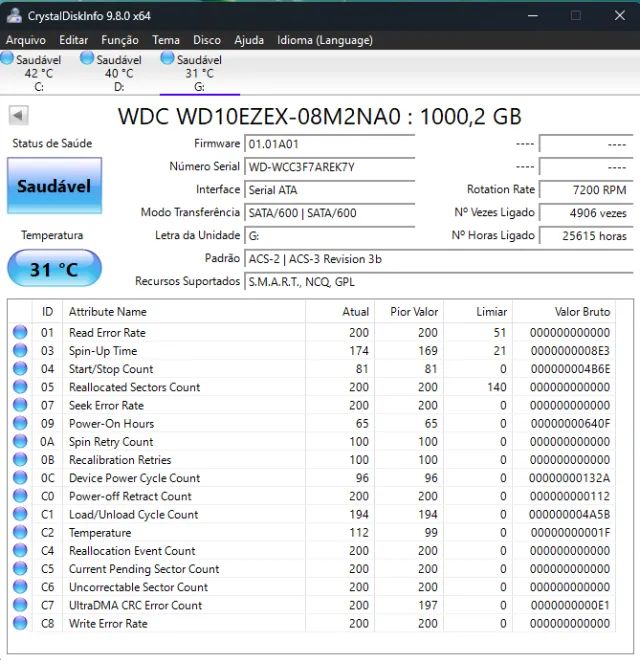 HD Western Digital Blue 1tb - Foto 3