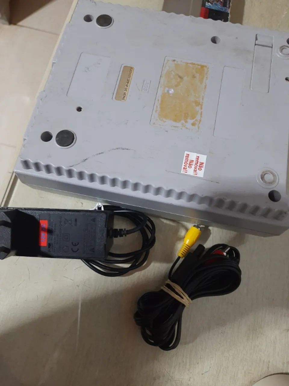 Super nintendo + jogo e cabos - Foto 2
