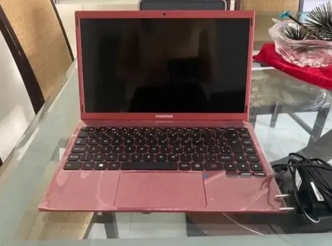 notebook positivo motion q4128ci intel celeron 4gb vermelho (usado) - Foto 3