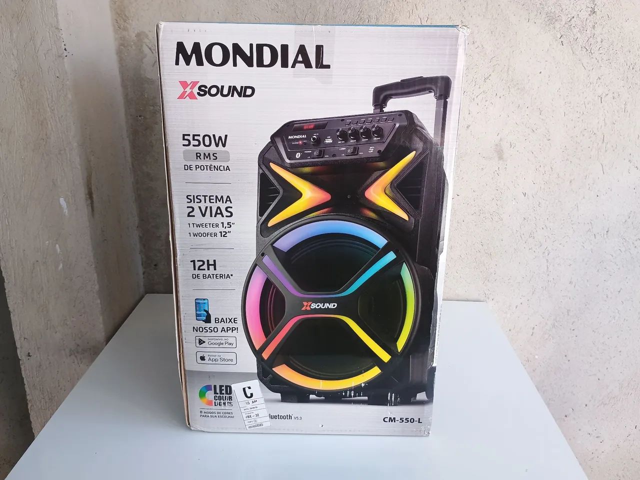 Caixa de Som Mondial 