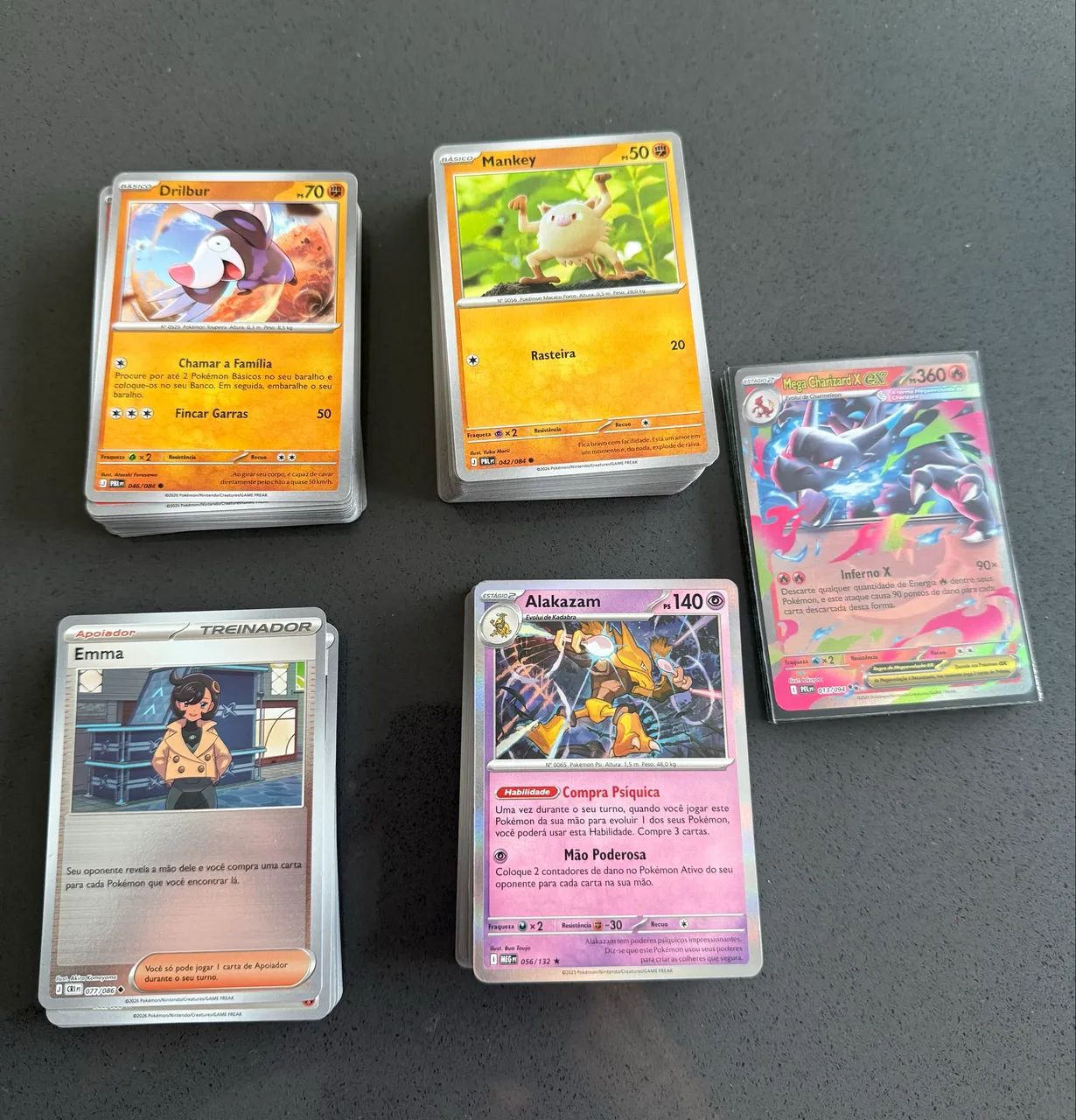 Bulk Pokémon s/ repetidas 
