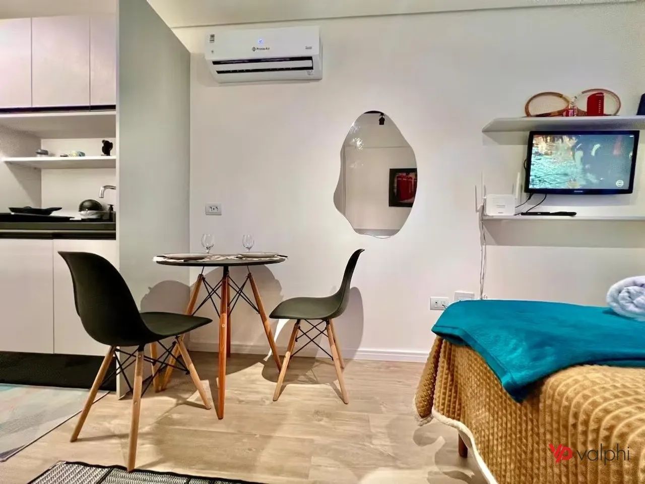 Studio mobiliado à venda no Batel, Curitiba: - Foto 2