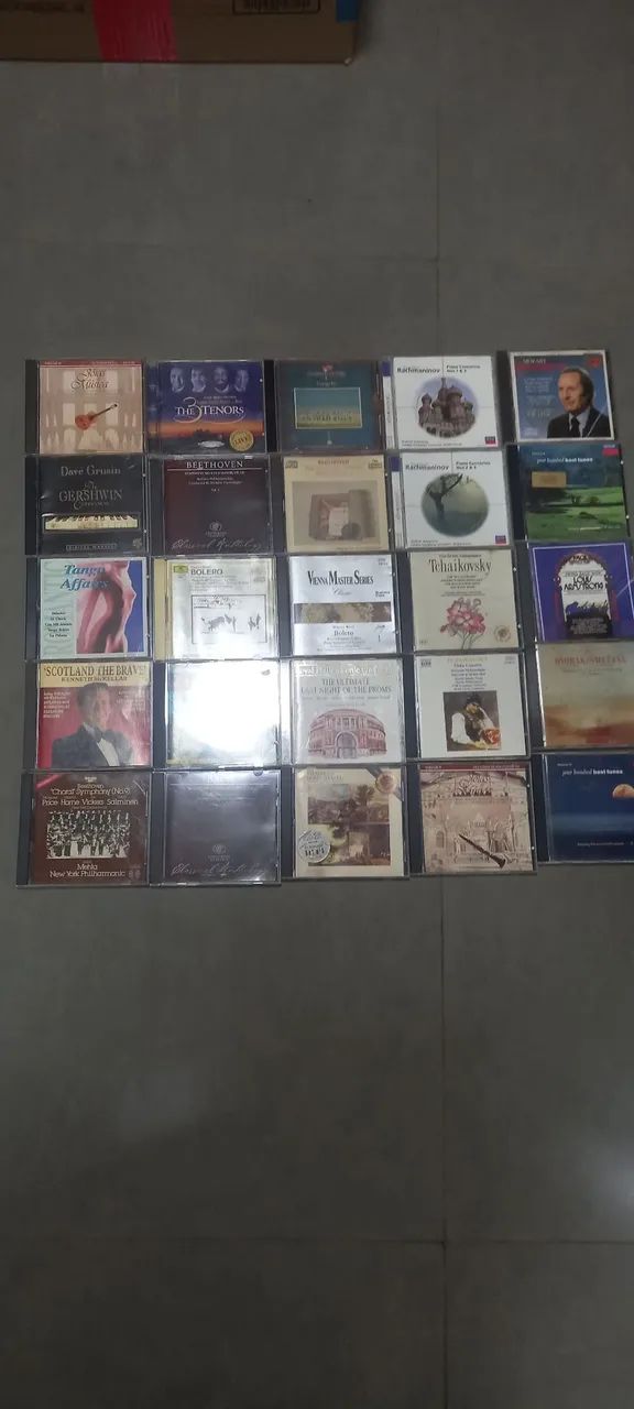 CDs músicas clássica lote com 25