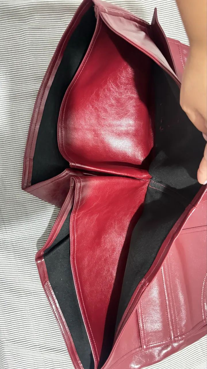 short saia courinho vinho G - Foto 3