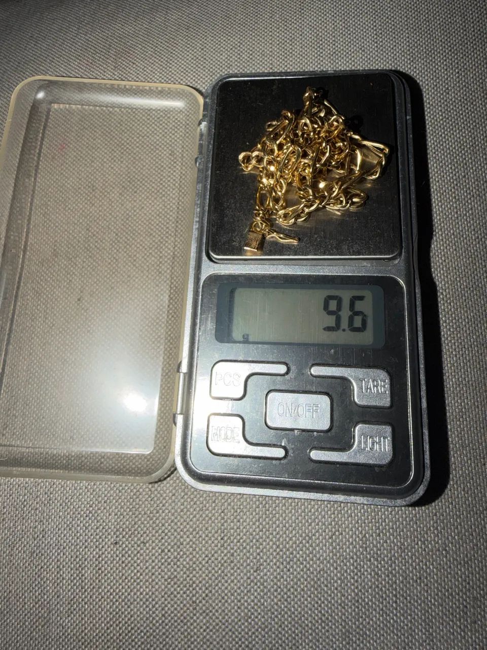 Corrente de ouro 4mm - Oca com 9.4g - ouro 18k