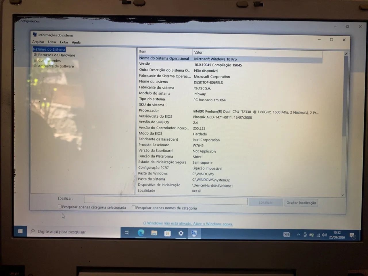 Vende-se Notebook 