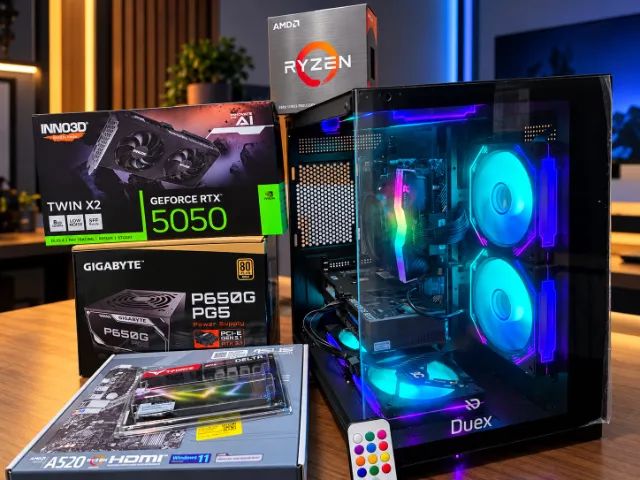 PC Gamer com RTX 5050 novo