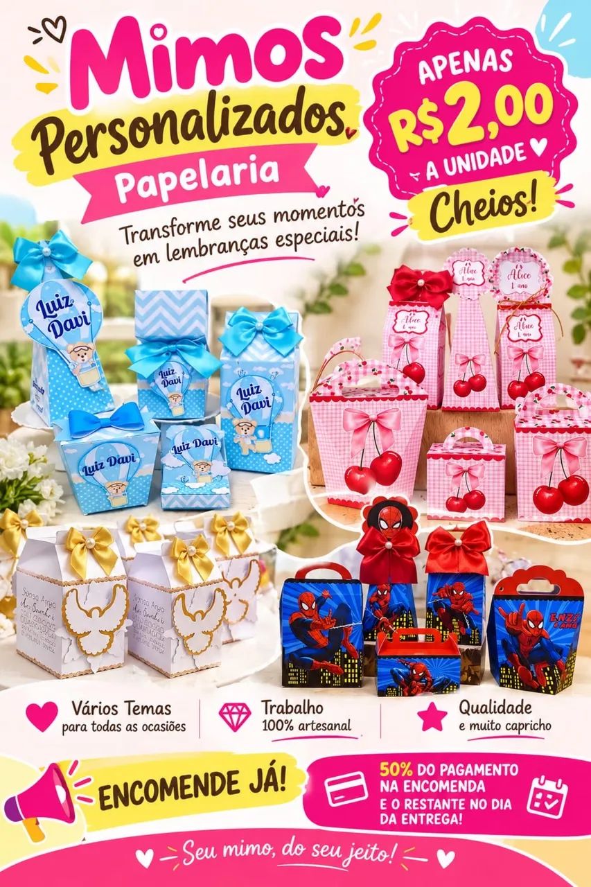 Mimos personalizados 
