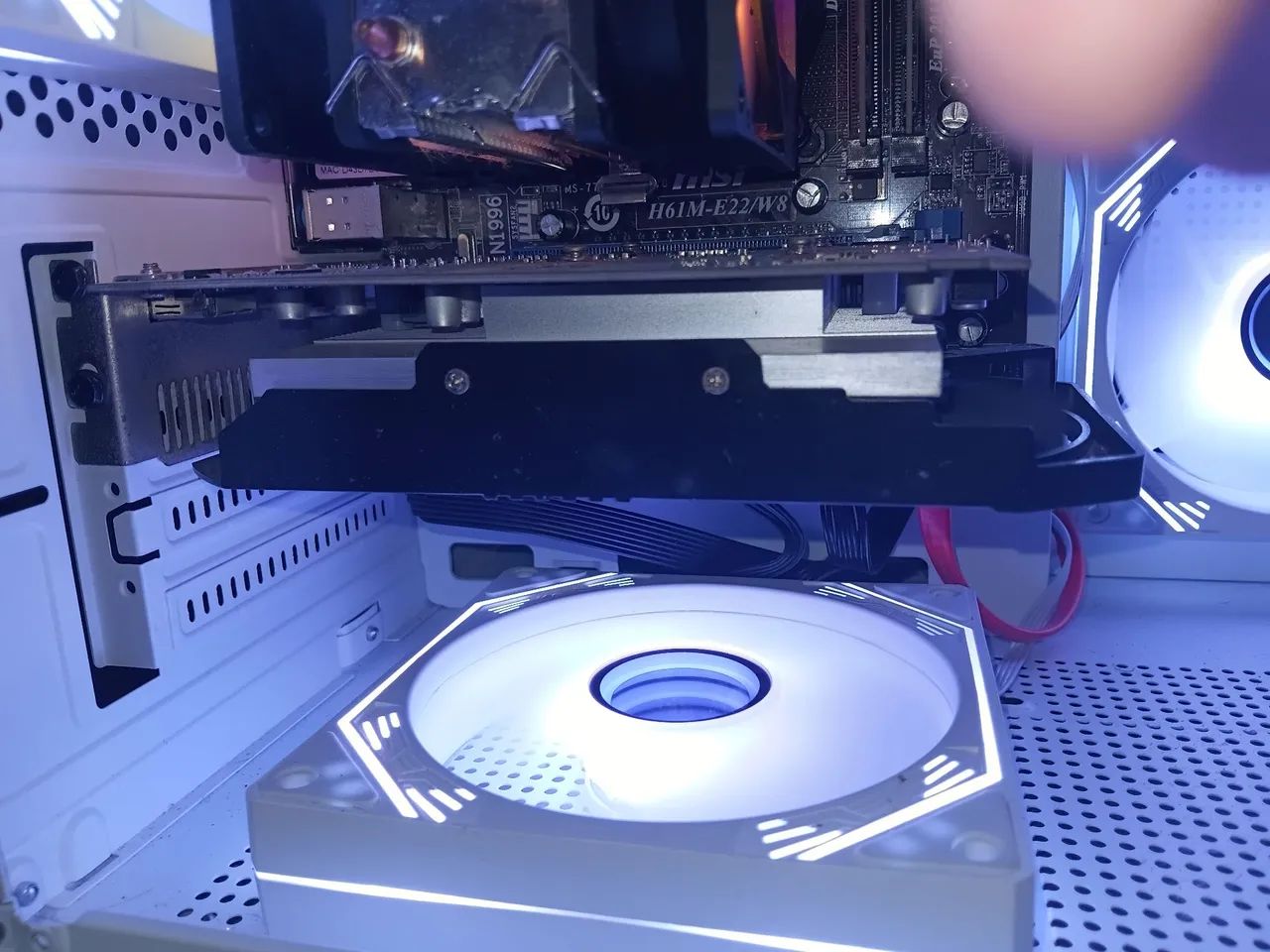 Placa de video RX550 4gb