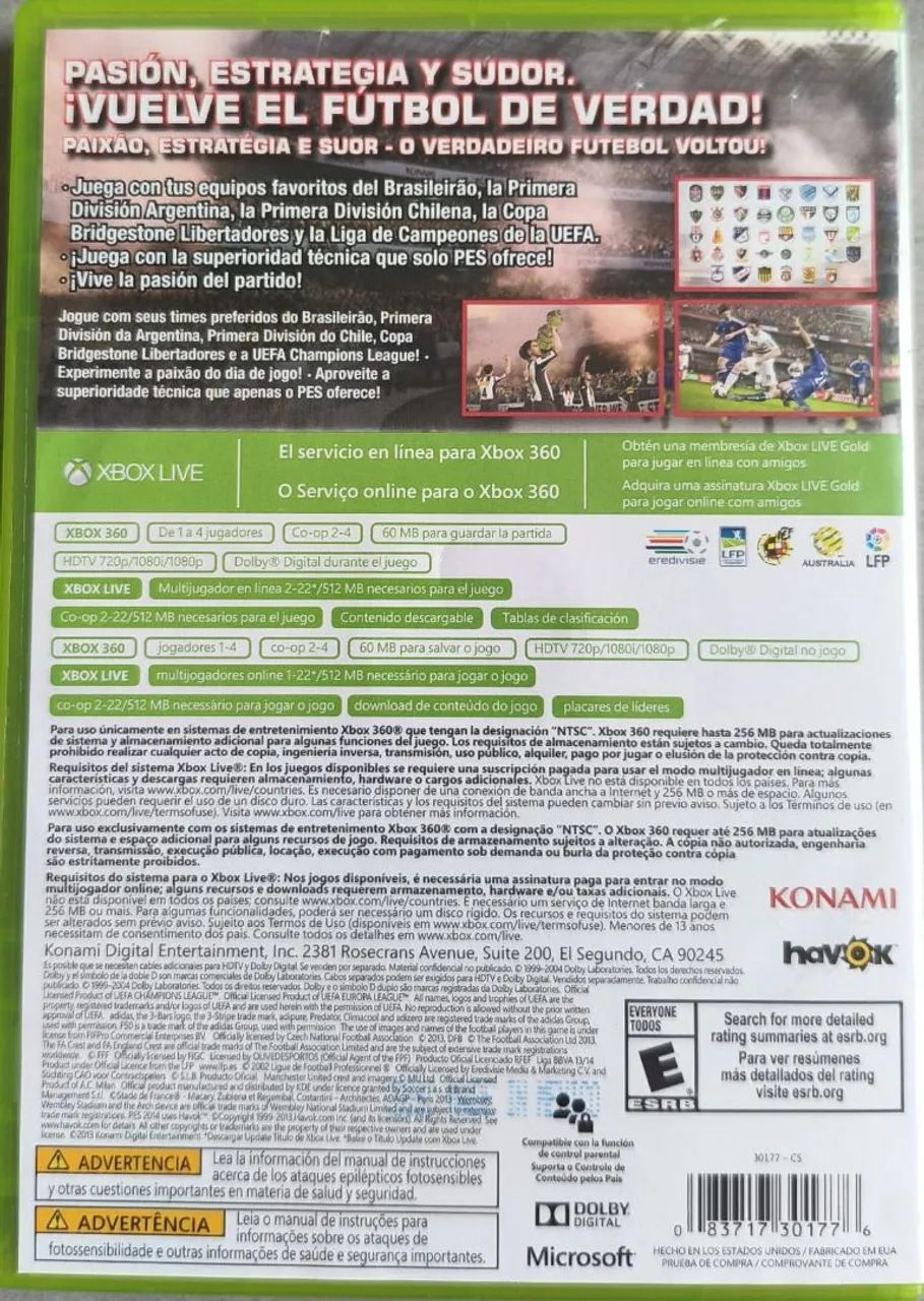 Jogo Xbox 360 - PES 2014 - Foto 2