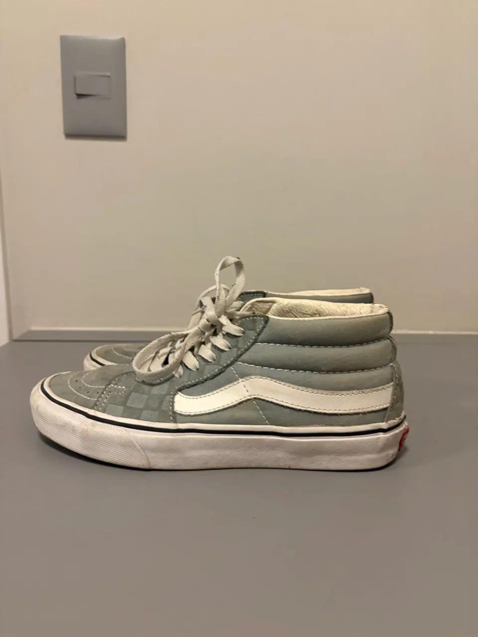 Tênis Vans Mid Cinza  - Foto 3