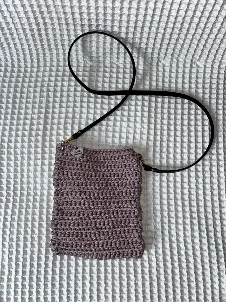 Bolsa de Crochê - Produto artesanal  - Foto 2