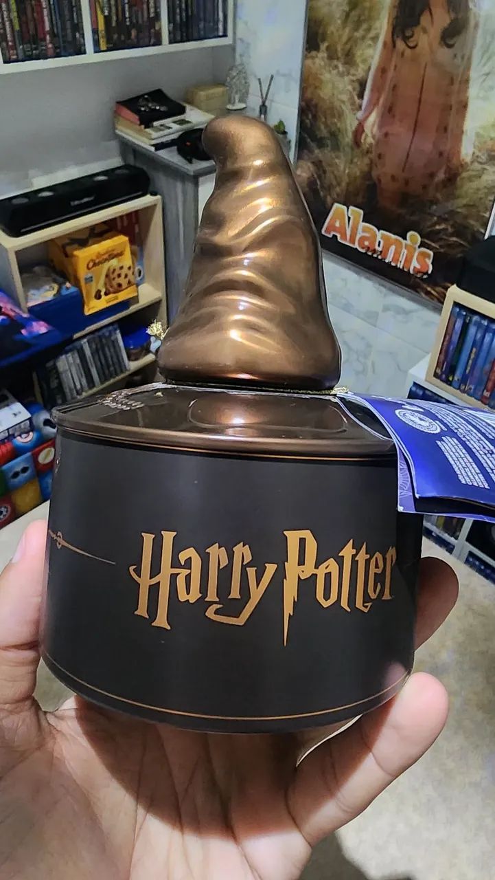 Lata Chapeu Seletor Harry Potter Cacau Show