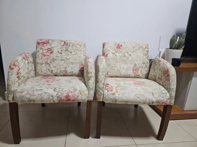 Cadeiras de tecido