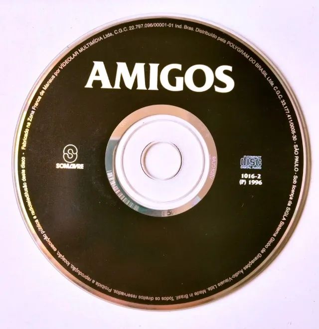 Cd Original - Amigos (Especial da Rede Globo - Ao Vivo