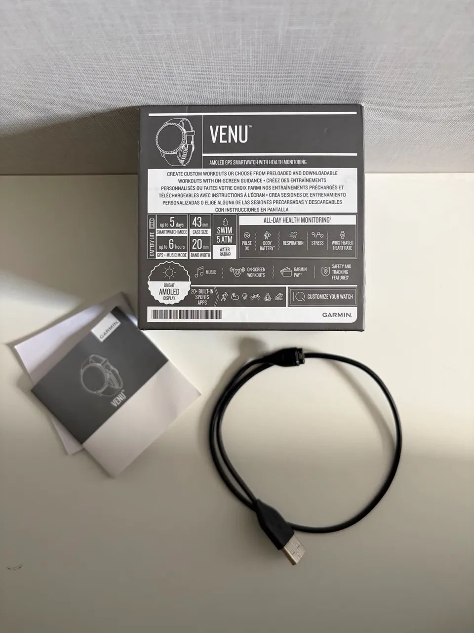 Garmin VENU COMPLETO - Foto 5