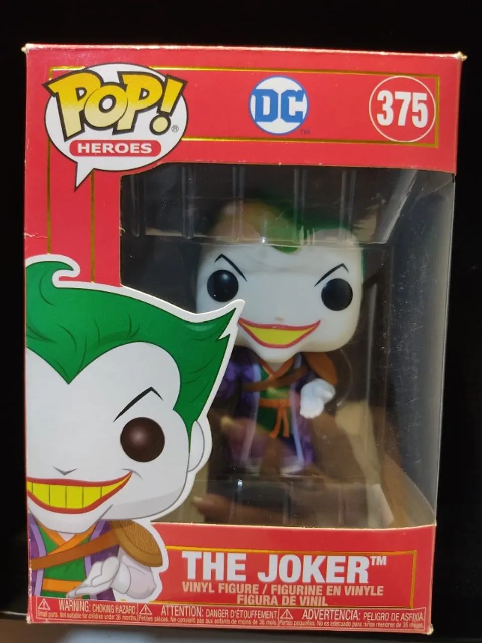 Funko Pop The Joker 375 (Pop Heroes - DC) - Hobbies e coleções
