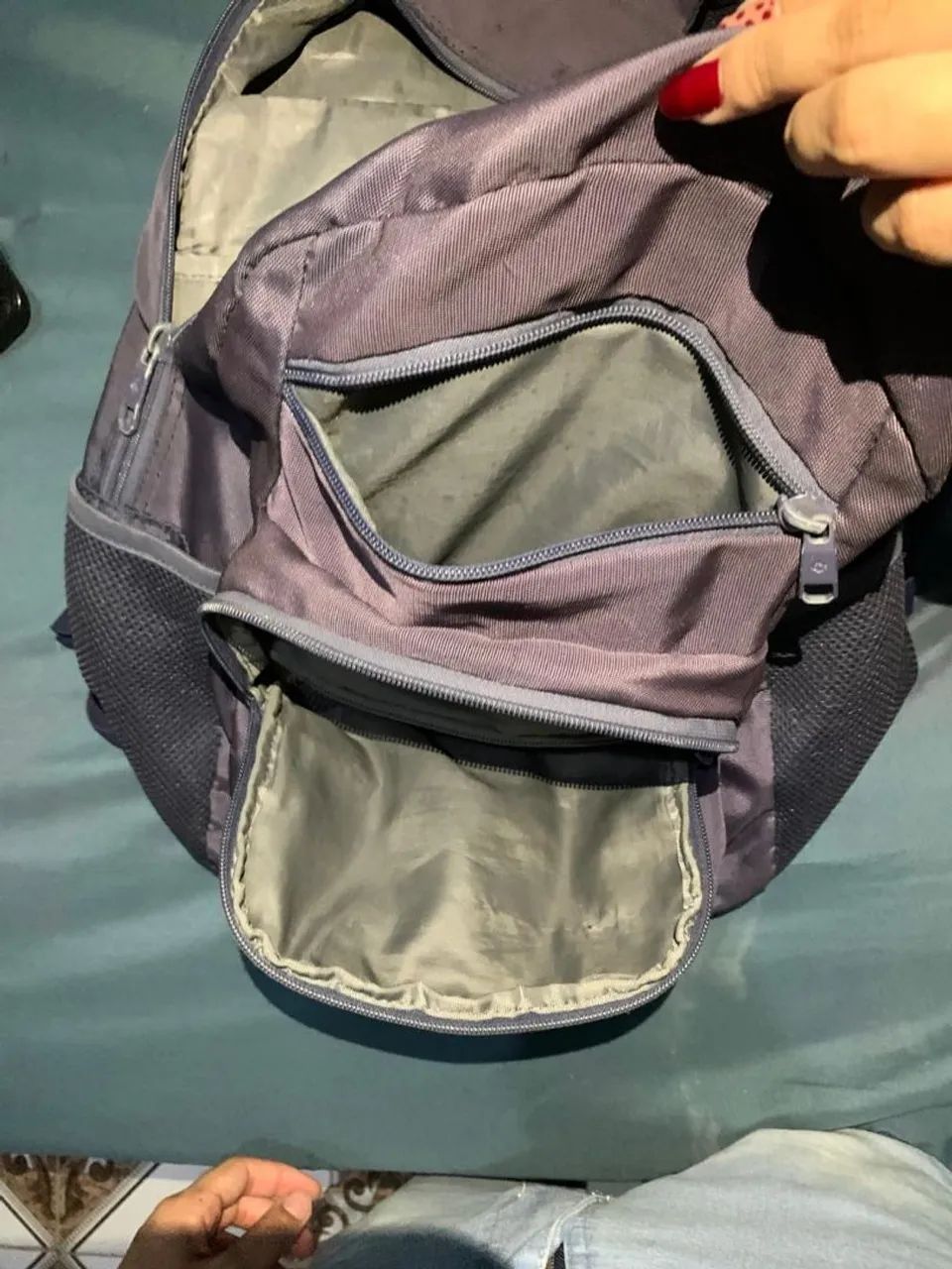 Mochila samsonite azul escuro - Foto 3