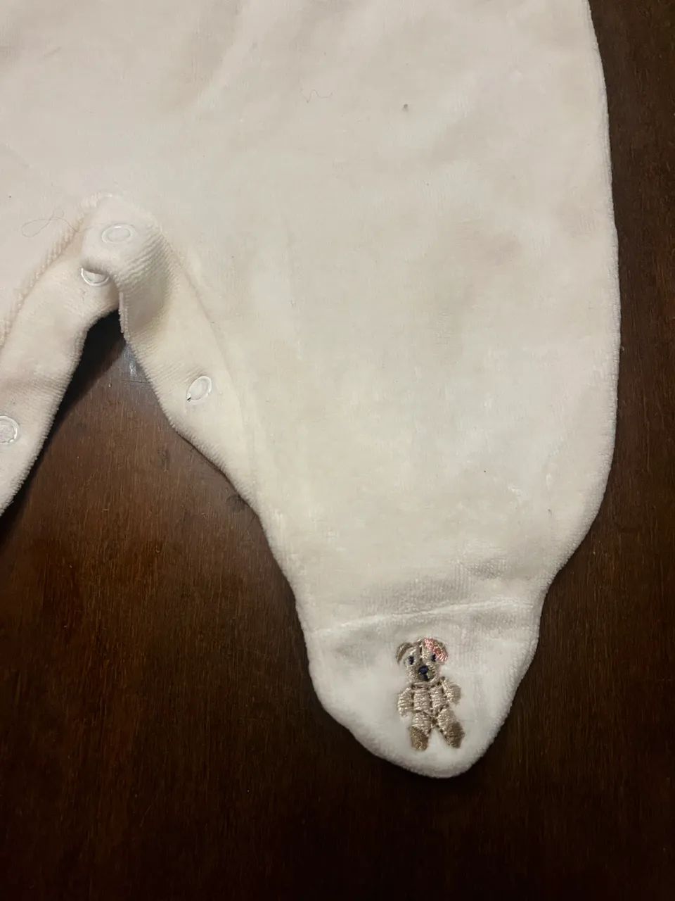 Macacão em Fleece para bebê menina RN 