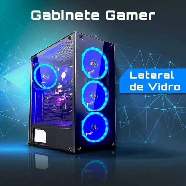 PC Gamer Completo Intel Core i7 16GB SSD 512GB Monitor 19 - Foto 3
