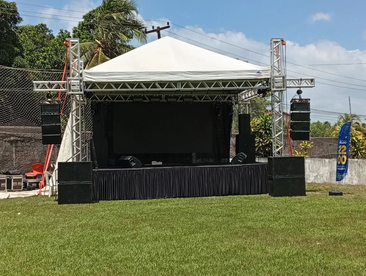 Som luz grid tenda e palco - Foto 2