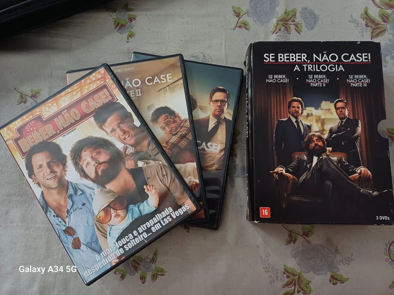 DVDS Trilogia "Se beber, não case"