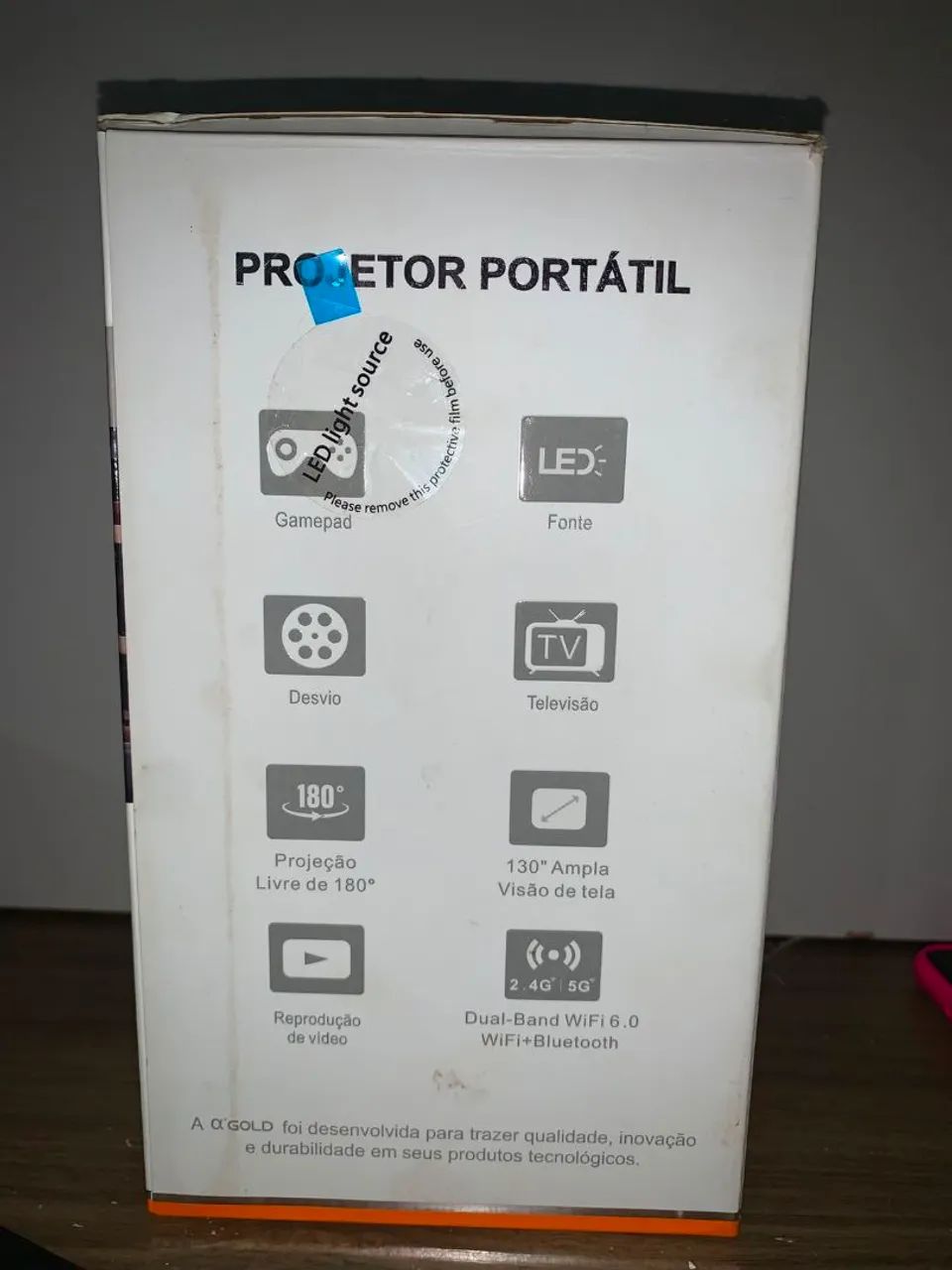 PROJETOR PORTÁTIL  SMART A'GOLD PLUS  - Foto 2
