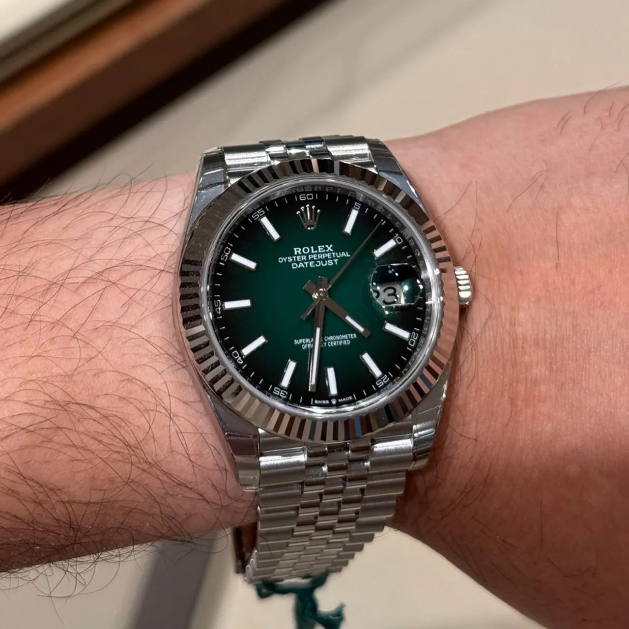 Rolex Datejust automático verde esmeralda  - Foto 5
