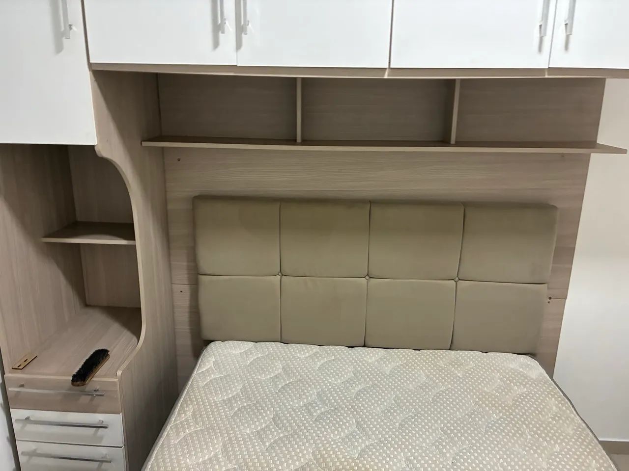 Cama casal com Box e cabeceira 